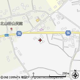 茨城県古河市山田832周辺の地図