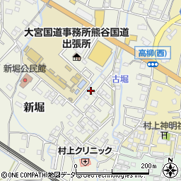 埼玉県熊谷市新堀159-6周辺の地図