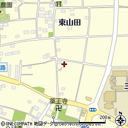 茨城県古河市東山田442周辺の地図