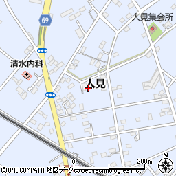 埼玉県深谷市人見428周辺の地図