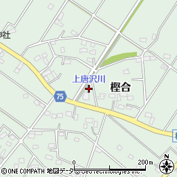 埼玉県深谷市樫合19周辺の地図
