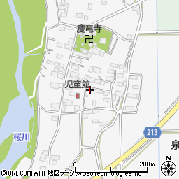 茨城県つくば市泉2358周辺の地図