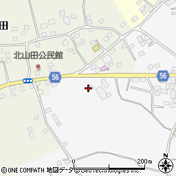 茨城県古河市山田849-1周辺の地図