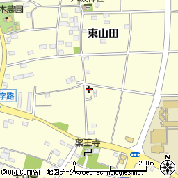 茨城県古河市東山田573周辺の地図