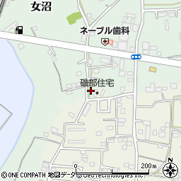 茨城県古河市女沼700周辺の地図
