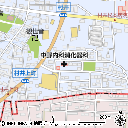 中野内科消化器科医院周辺の地図