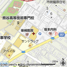 埼玉りそな銀行マミーマート籠原店 ＡＴＭ周辺の地図