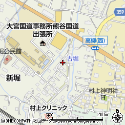 埼玉県熊谷市新堀159-18周辺の地図