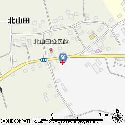 茨城県古河市山田855周辺の地図