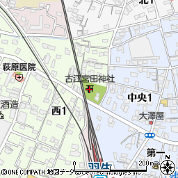 古江宮田神社周辺の地図