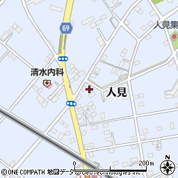 埼玉県深谷市人見430周辺の地図