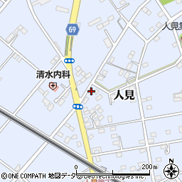 埼玉県深谷市人見431周辺の地図
