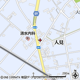 埼玉県深谷市人見392周辺の地図