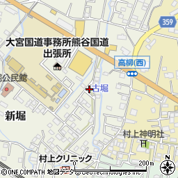 埼玉県熊谷市新堀159-25周辺の地図