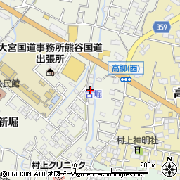 埼玉県熊谷市新堀167-1周辺の地図