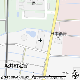 日本紙器株式会社福井工場周辺の地図