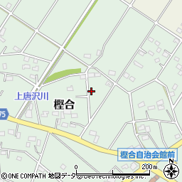 埼玉県深谷市樫合5周辺の地図