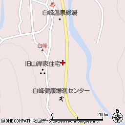石川県白山市白峰ホ60周辺の地図