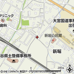 埼玉県熊谷市新堀387-17周辺の地図