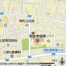 ネッツトヨタ埼玉羽生店周辺の地図