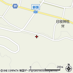 岐阜県高山市丹生川町新張537周辺の地図