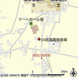 長野県松本市笹賀神戸2916周辺の地図