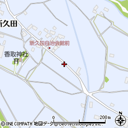 茨城県古河市新久田568-1周辺の地図