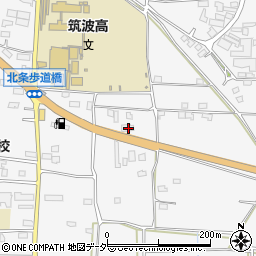 茨城県つくば市北条4454周辺の地図