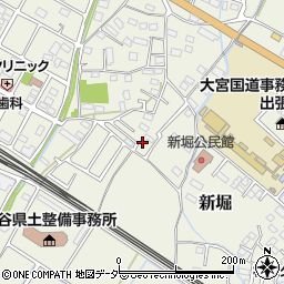 埼玉県熊谷市新堀387-16周辺の地図