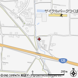 茨城県つくば市北条4195周辺の地図