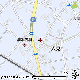 埼玉県深谷市人見391周辺の地図