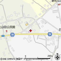 茨城県古河市北山田203周辺の地図