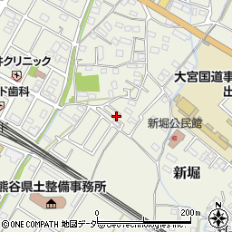 埼玉県熊谷市新堀387周辺の地図