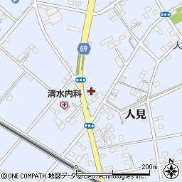 埼玉県深谷市人見393周辺の地図