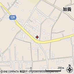 茨城県下妻市加養251周辺の地図