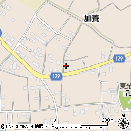 茨城県下妻市加養32周辺の地図