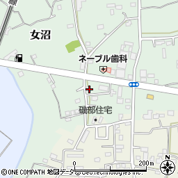 茨城県古河市女沼716周辺の地図