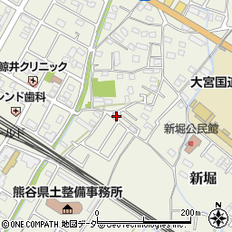 埼玉県熊谷市新堀387-8周辺の地図