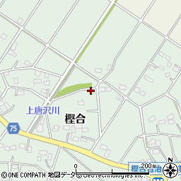埼玉県深谷市樫合2周辺の地図