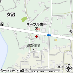 茨城県古河市女沼715周辺の地図