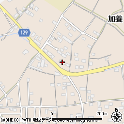 茨城県下妻市加養252周辺の地図