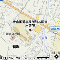 埼玉県熊谷市新堀179周辺の地図