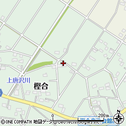 埼玉県深谷市樫合8周辺の地図
