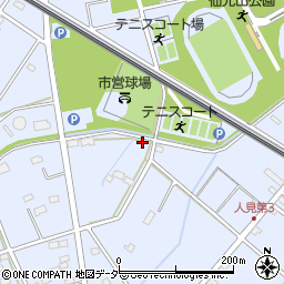 埼玉県深谷市人見1115周辺の地図