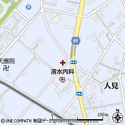 埼玉県深谷市人見476周辺の地図