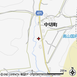 岐阜県高山市中切町1578周辺の地図