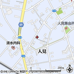 埼玉県深谷市人見342周辺の地図