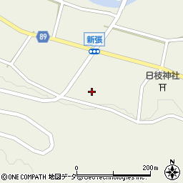 岐阜県高山市丹生川町新張345周辺の地図