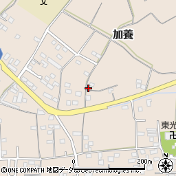 茨城県下妻市加養33周辺の地図