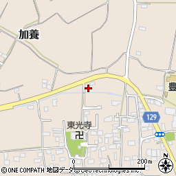 茨城県下妻市加養57周辺の地図